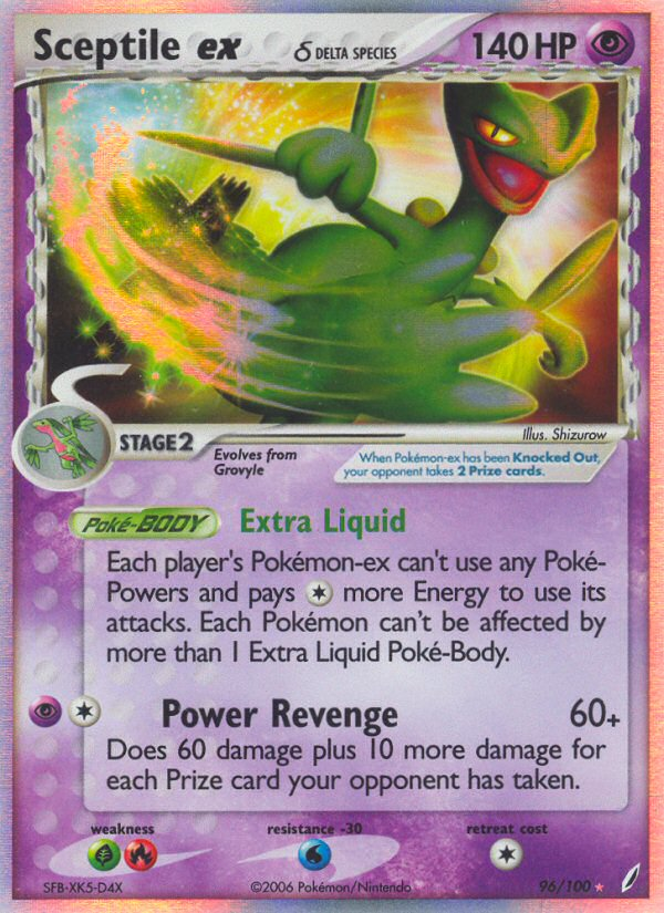 Sceptile ex (96/100) (Delta Species) [EX: Crystal Guardians] | Exor Games Summserside