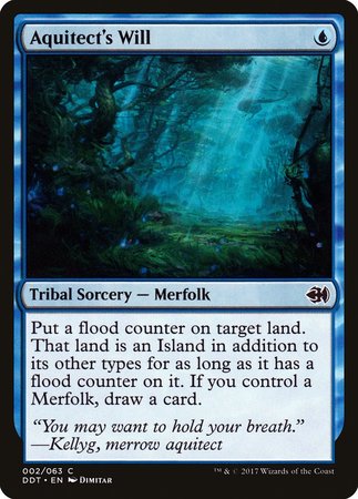 Aquitect's Will [Duel Decks: Merfolk vs. Goblins] | Exor Games Summserside