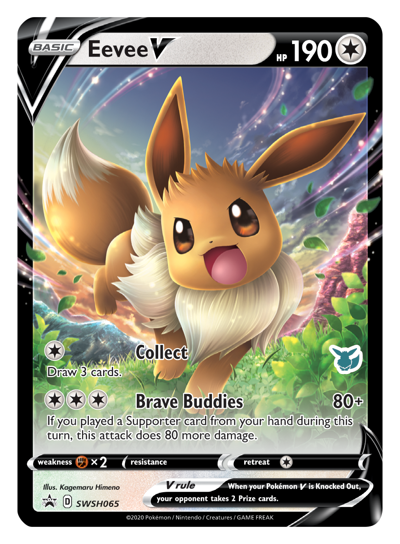 Eevee V (SWSH065) (Eevee Deck) [Battle Academy 2022] | Exor Games Summserside