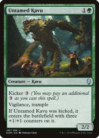 Untamed Kavu [Dominaria] | Exor Games Summserside