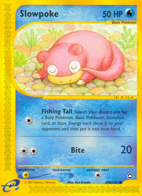 Slowpoke (108/147) [Aquapolis] | Exor Games Summserside