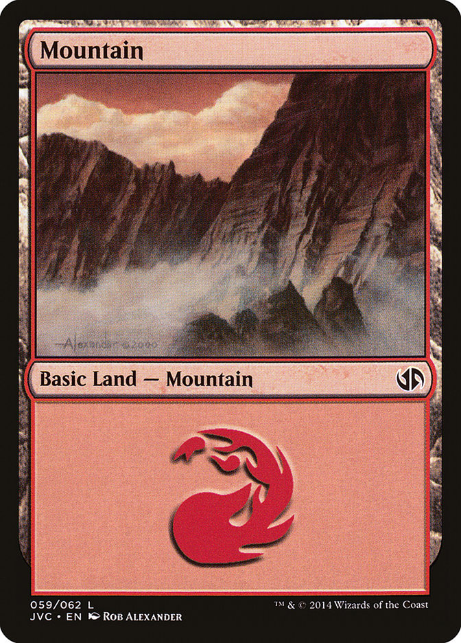 Mountain (61) [Duel Decks Anthology] | Exor Games Summserside