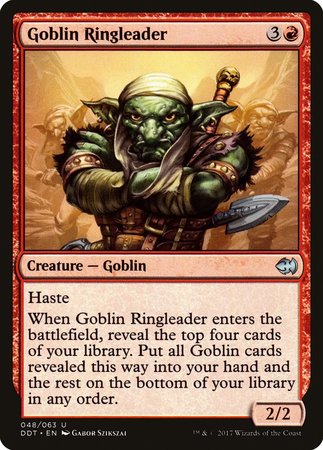 Goblin Ringleader [Duel Decks: Merfolk vs. Goblins] | Exor Games Summserside