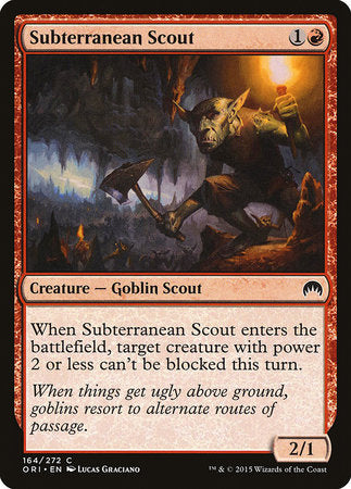 Subterranean Scout [Magic Origins] | Exor Games Summserside