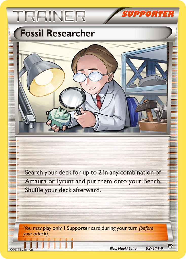 Fossil Researcher (92/111) [XY: Furious Fists] | Exor Games Summserside