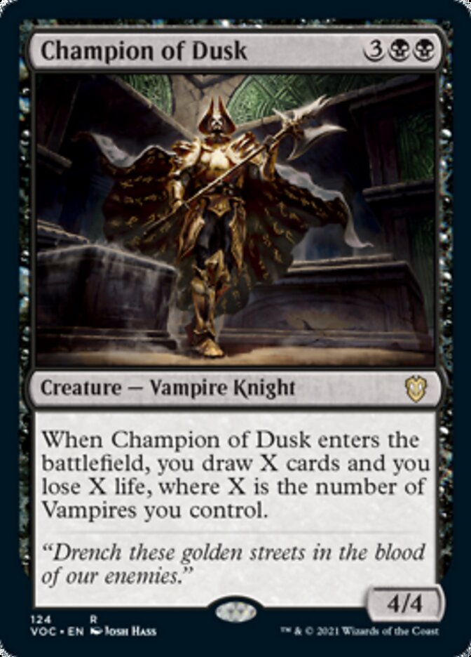 Champion of Dusk [Innistrad: Crimson Vow Commander] | Exor Games Summserside