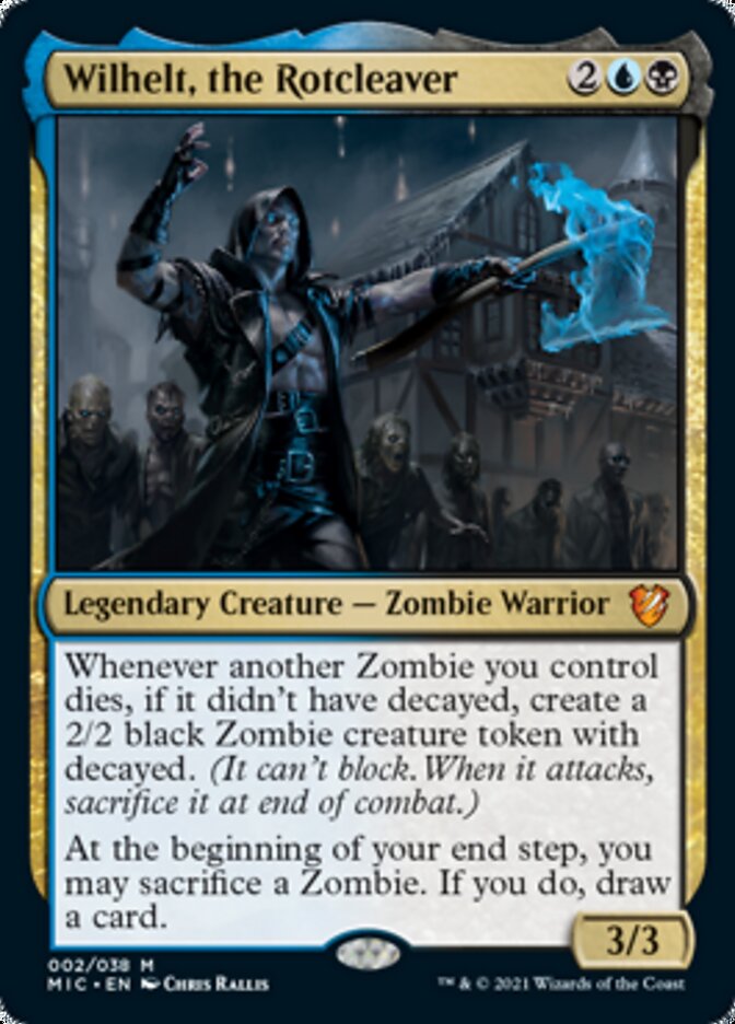 Wilhelt, the Rotcleaver (Display Commander) [Innistrad: Midnight Hunt Commander] | Exor Games Summserside