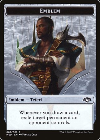 Emblem - Teferi, Hero of Dominaria [Mythic Edition Tokens] | Exor Games Summserside