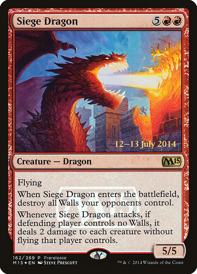 Siege Dragon [Magic 2015 Promos] | Exor Games Summserside