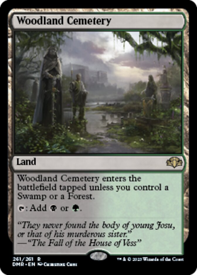 Woodland Cemetery [Dominaria Remastered] | Exor Games Summserside