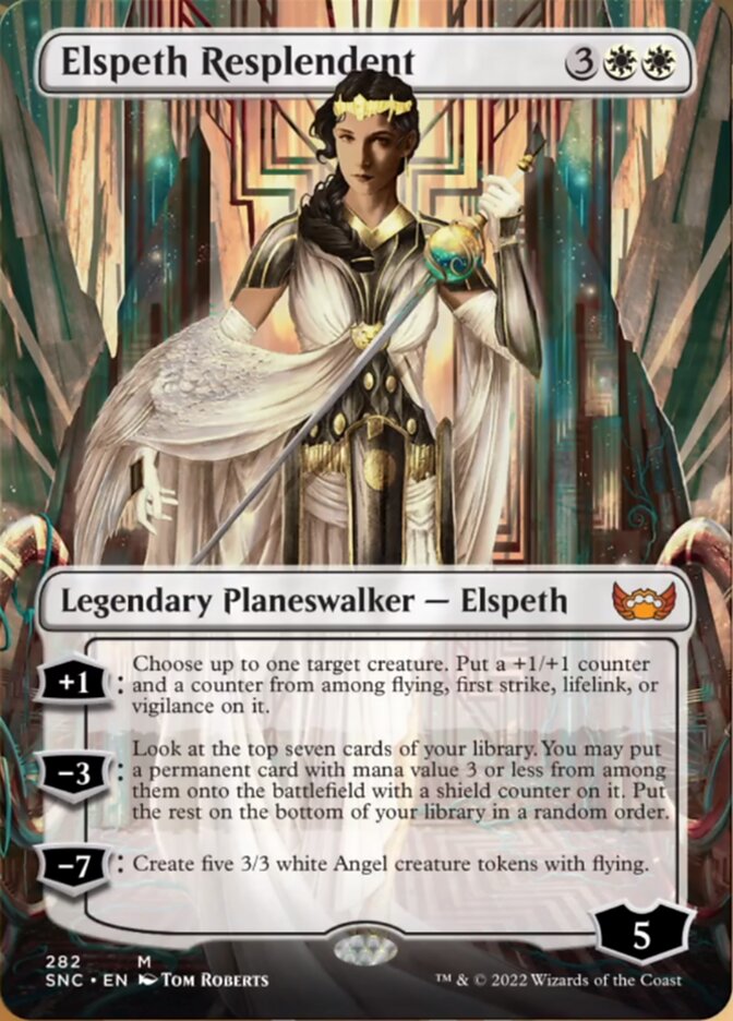 Elspeth Resplendent (Borderless) [Streets of New Capenna] | Exor Games Summserside