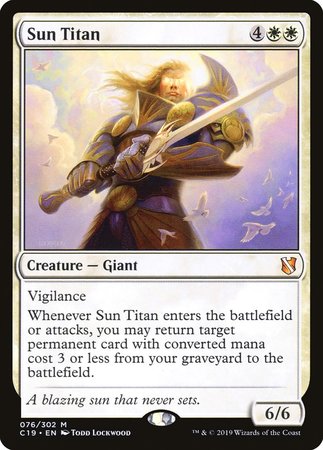 Sun Titan [Commander 2019] | Exor Games Summserside