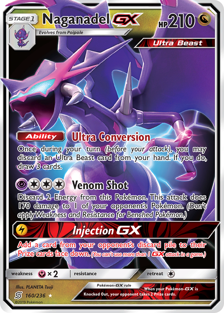 Naganadel GX (160/236) [Sun & Moon: Unified Minds] | Exor Games Summserside