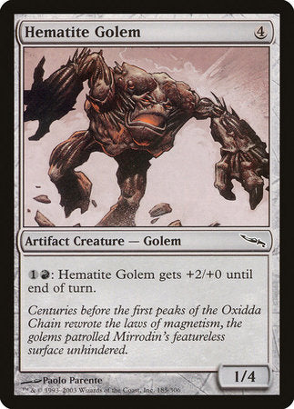 Hematite Golem [Mirrodin] | Exor Games Summserside