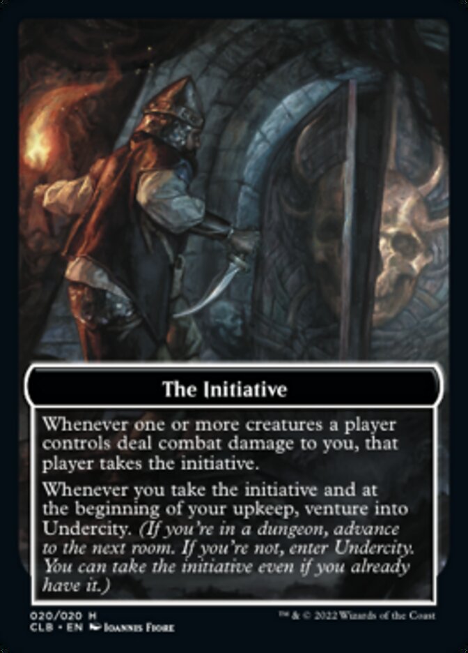 The Initiative // Undercity Double-sided Token [Commander Legends: Battle for Baldur's Gate Tokens] | Exor Games Summserside