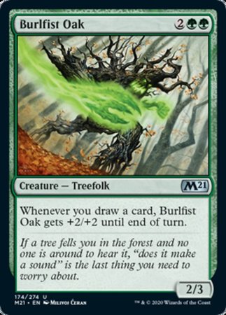 Burlfist Oak [Core Set 2021] | Exor Games Summserside