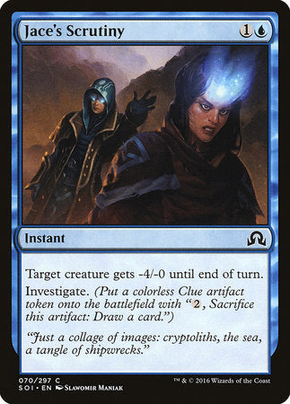 Jace's Scrutiny [Shadows over Innistrad] | Exor Games Summserside
