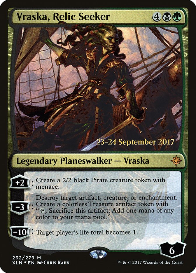 Vraska, Relic Seeker  [Ixalan Prerelease Promos] | Exor Games Summserside