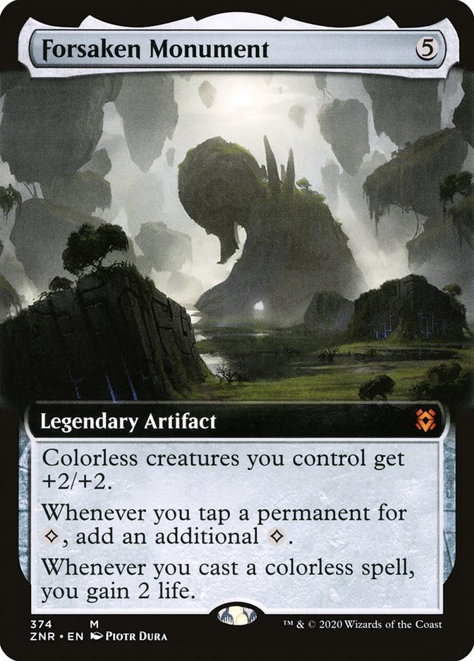 Forsaken Monument (Extended Art) [Zendikar Rising] | Exor Games Summserside