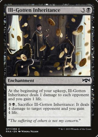 Ill-Gotten Inheritance [Ravnica Allegiance] | Exor Games Summserside