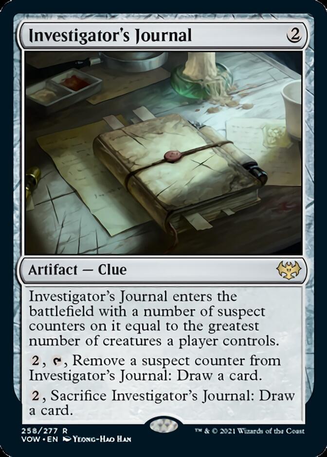 Investigator's Journal [Innistrad: Crimson Vow] | Exor Games Summserside