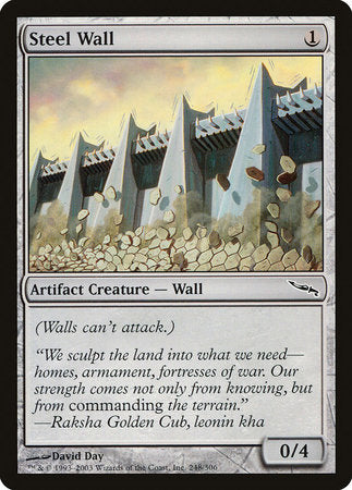 Steel Wall [Mirrodin] | Exor Games Summserside