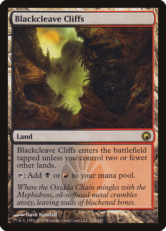 Blackcleave Cliffs [Scars of Mirrodin] | Exor Games Summserside