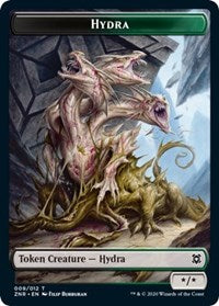 Hydra // Illusion Double-sided Token [Zendikar Rising Tokens] | Exor Games Summserside