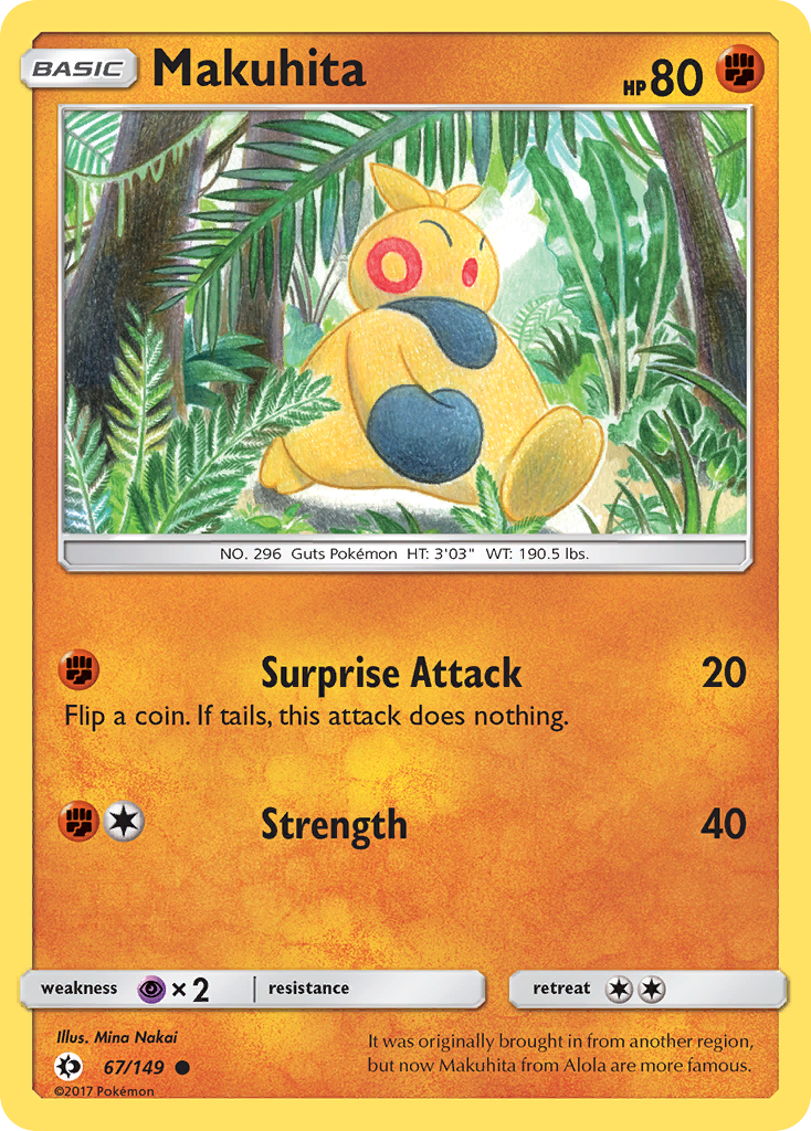 Makuhita (67/149) [Sun & Moon: Base Set] | Exor Games Summserside