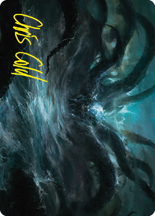 The Watcher in the Water Art Card (Gold-Stamped Signature) [The Lord of the Rings: Tales of Middle-earth Art Series] | Exor Games Summserside