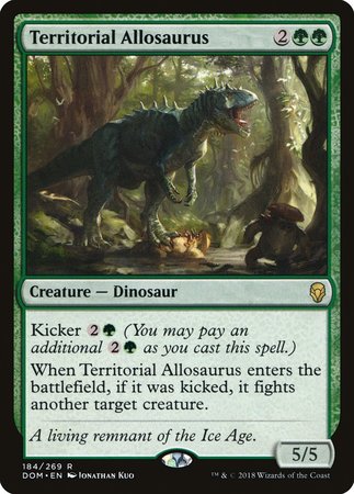 Territorial Allosaurus [Dominaria] | Exor Games Summserside