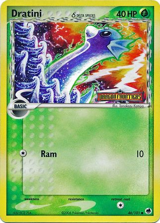 Dratini (46/101) (Delta Species) (Stamped) [EX: Dragon Frontiers] | Exor Games Summserside