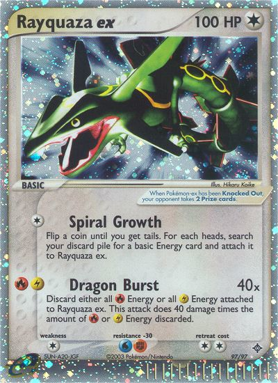 Rayquaza ex (97/97) [EX: Dragon] | Exor Games Summserside