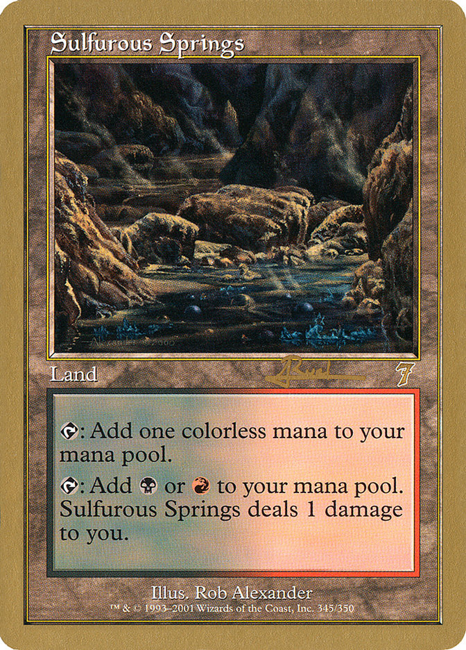 Sulfurous Springs (Antoine Ruel) [World Championship Decks 2001] | Exor Games Summserside