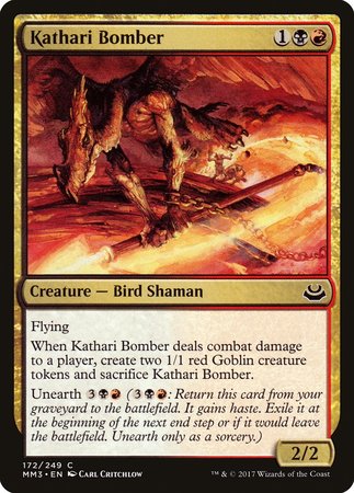 Kathari Bomber [Modern Masters 2017] | Exor Games Summserside