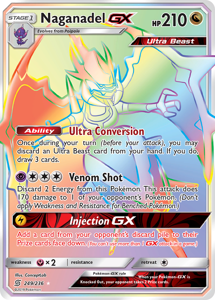 Naganadel GX (249/236) [Sun & Moon: Unified Minds] | Exor Games Summserside