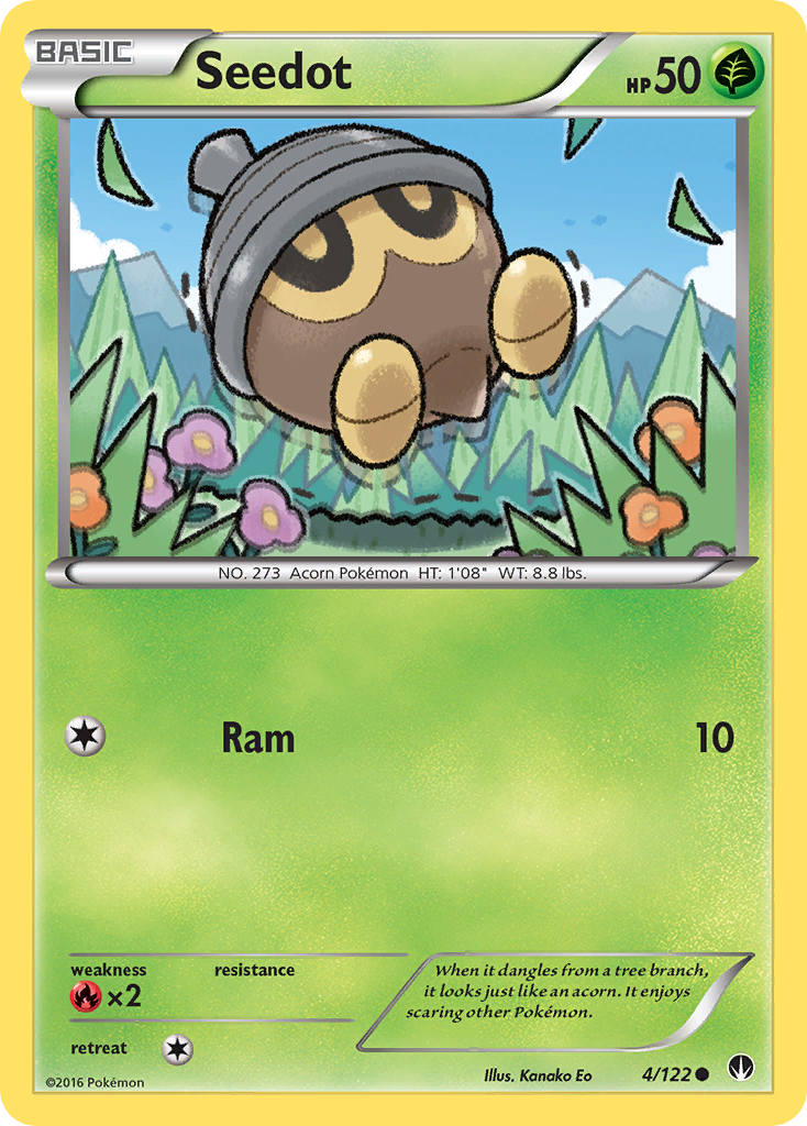 Seedot (4/122) [XY: BREAKpoint] | Exor Games Summserside