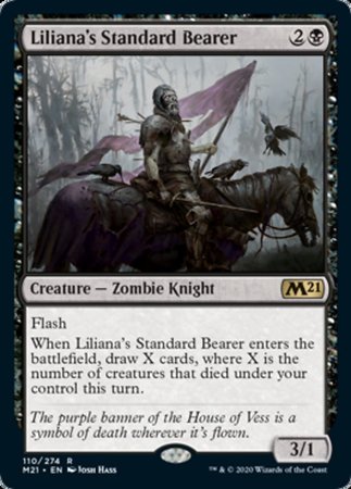 Liliana's Standard Bearer [Core Set 2021] | Exor Games Summserside