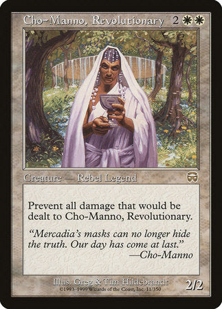 Cho-Manno, Revolutionary [Mercadian Masques] | Exor Games Summserside