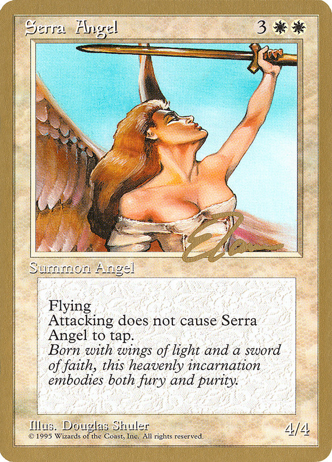 Serra Angel (Eric Tam) [Pro Tour Collector Set] | Exor Games Summserside