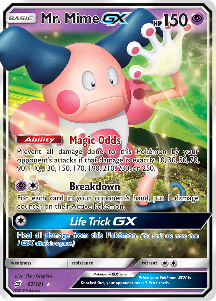 Mr. Mime GX (67/181) [Sun & Moon: Team Up] | Exor Games Summserside