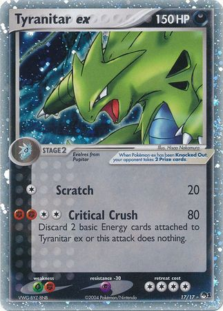 Tyranitar ex (17/17) (Holo) [POP Series 1] | Exor Games Summserside