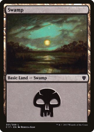 Swamp (301) [Commander 2017] | Exor Games Summserside