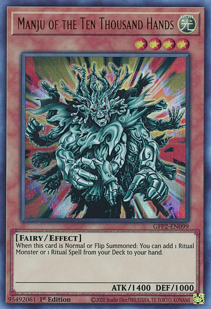 Manju of the Ten Thousand Hands [GFP2-EN099] Ultra Rare | Exor Games Summserside
