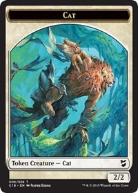 Cat // Soldier Double-sided Token [Commander 2018 Tokens] | Exor Games Summserside