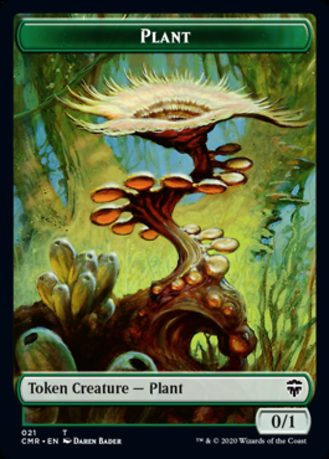 Illusion // Plant Token [Commander Legends Tokens] | Exor Games Summserside