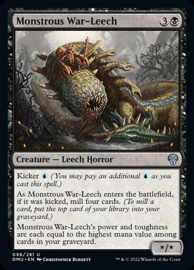 Monstrous War-Leech [Dominaria United] | Exor Games Summserside