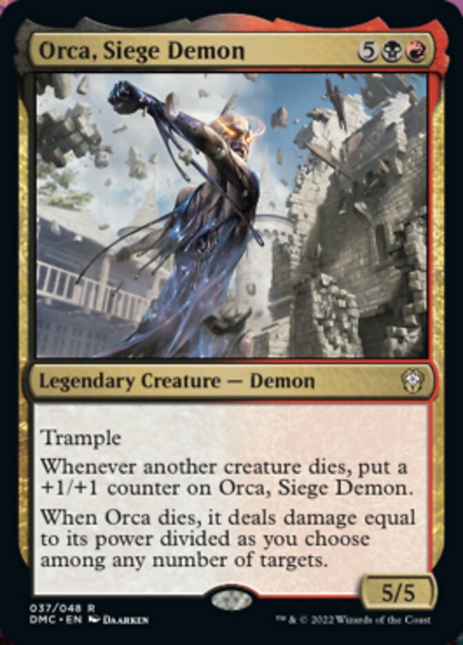 Orca, Siege Demon [Dominaria United Commander] | Exor Games Summserside