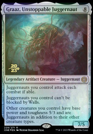 Graaz, Unstoppable Juggernaut [Phyrexia: All Will Be One Prerelease Promos] | Exor Games Summserside