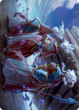 Guardians of Oboro Art Card [Kamigawa: Neon Dynasty Art Series] | Exor Games Summserside